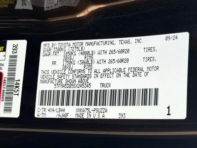 2025 Toyota Tundra 1794 Edition
