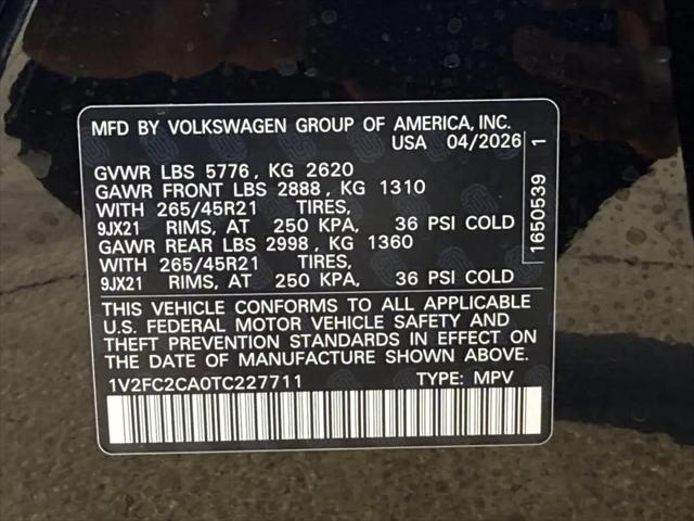 2026 Volkswagen Atlas Cross Sport SEL Premium R-Line