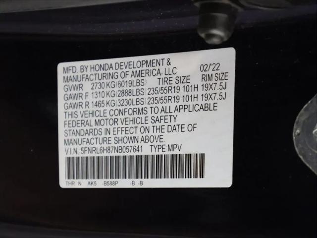 2022 Honda Odyssey Touring