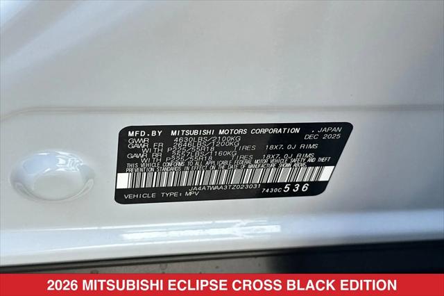 2026 Mitsubishi Eclipse Cross Black Edition S-AWC