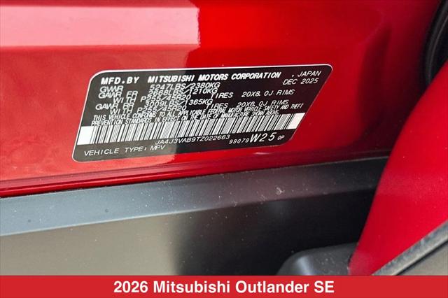 2026 Mitsubishi Outlander SE 2.5 2WD