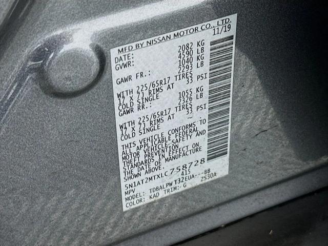 2020 Nissan Rogue S FWD