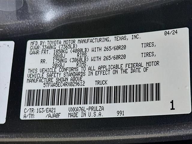 2024 Toyota Tundra Limited