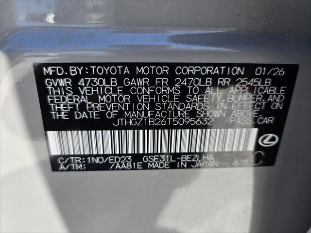 2026 Lexus IS 350 F SPORT