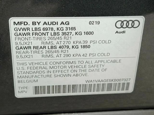 2019 Audi e-tron Premium Plus