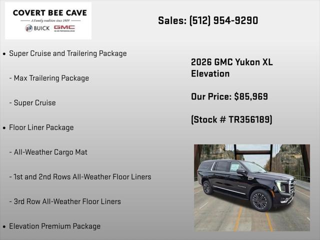 2026 GMC Yukon XL 4WD Elevation