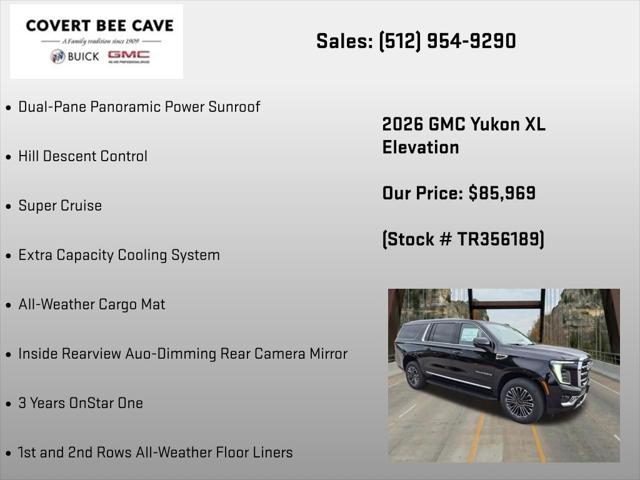 2026 GMC Yukon XL 4WD Elevation