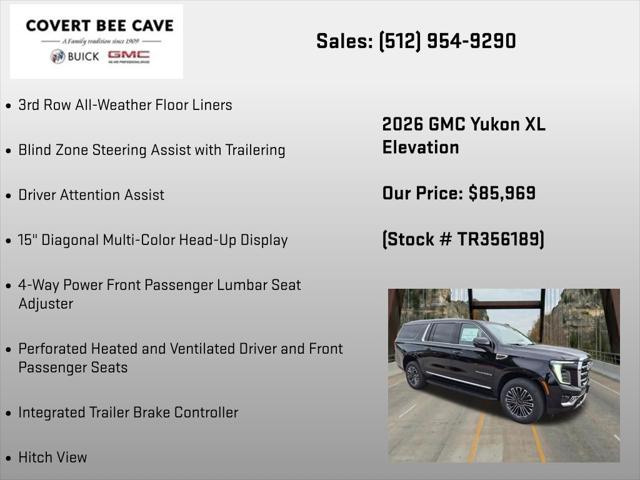 2026 GMC Yukon XL 4WD Elevation