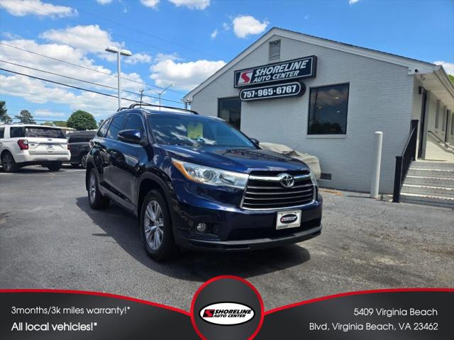 2015 Toyota Highlander XLE V6 for sale in Virginia Beach, VA