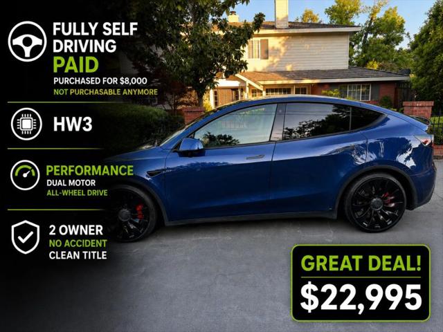 2022 Tesla Model Y Performance Dual Motor All-Wheel Drive for sale in Alamo, CA