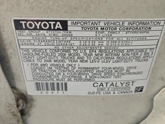 2006 Toyota Sequoia Limited V8