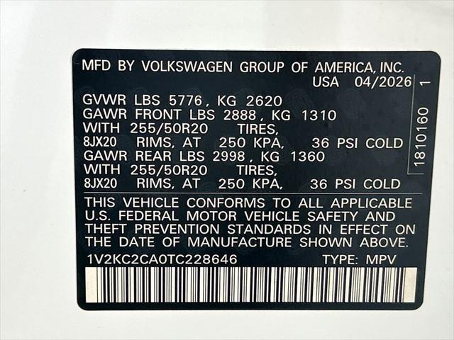 2026 Volkswagen Atlas Cross Sport SE with Technology
