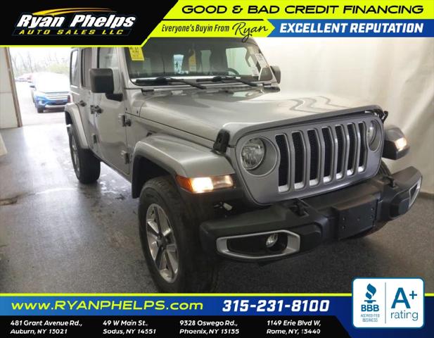 2018 Jeep Wrangler Unlimited Sahara 4x4 for sale in Rome, NY