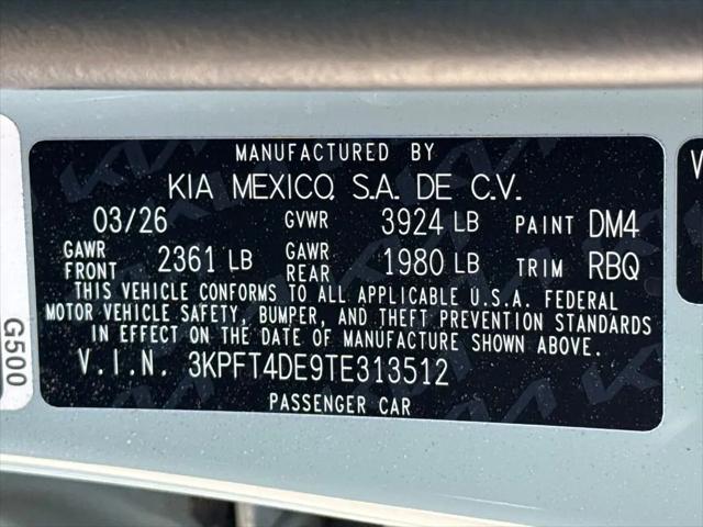 2026 Kia K4 LXS