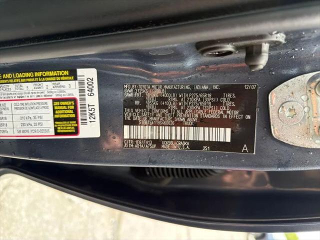 2008 Toyota Tundra SR5 4.7L V8