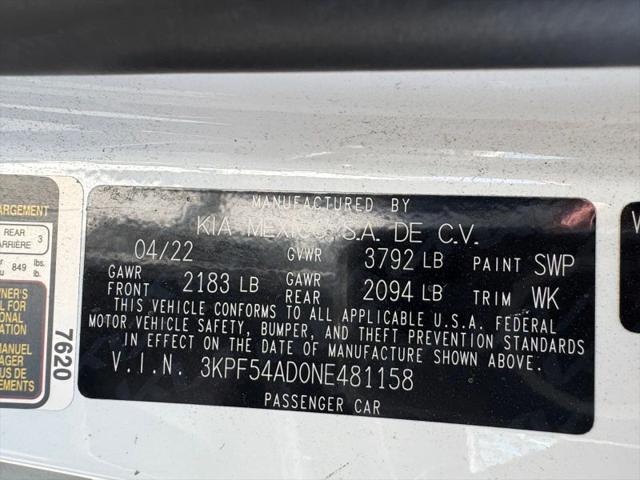 2022 Kia Forte GT-Line