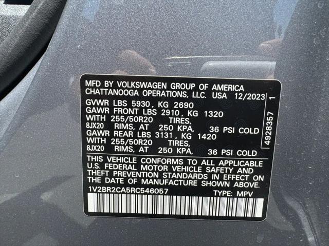 2024 Volkswagen Atlas 2.0T SEL