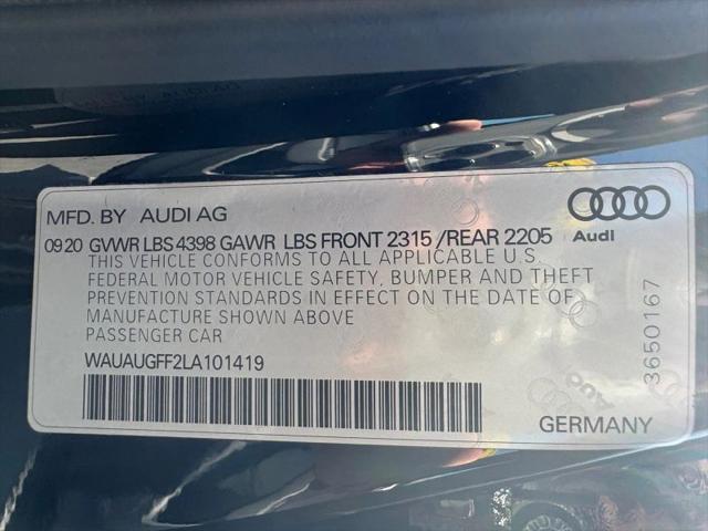2020 Audi A3 Premium 40 TFSI Front-Wheel Drive S tronic