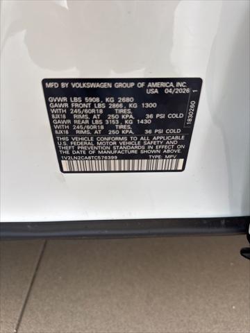 2026 Volkswagen Atlas SE