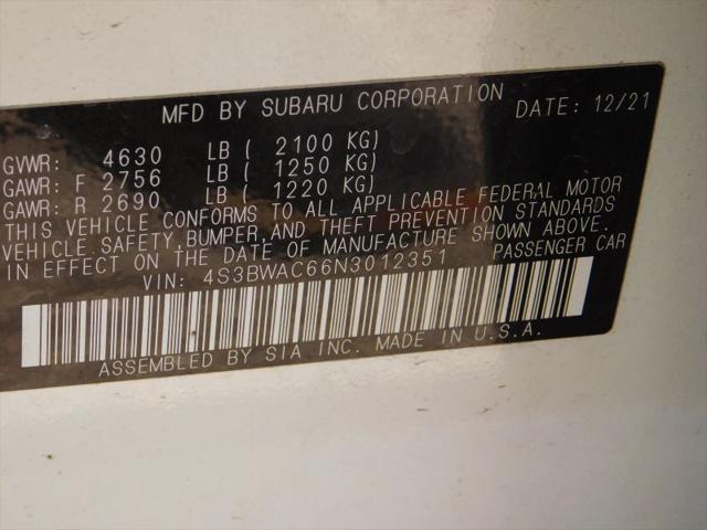 2022 Subaru Legacy Premium