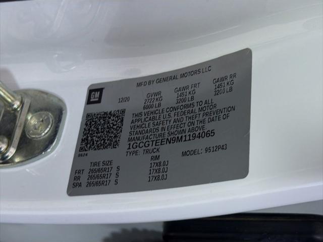 2021 Chevrolet Colorado 4WD Crew Cab Short Box ZR2
