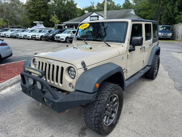 2016 Jeep Wrangler Unlimited Sport for sale in Jacksonville, FL