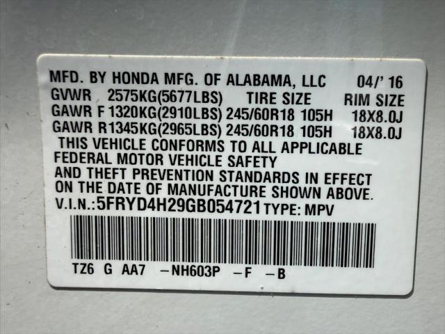 2016 Acura MDX Base