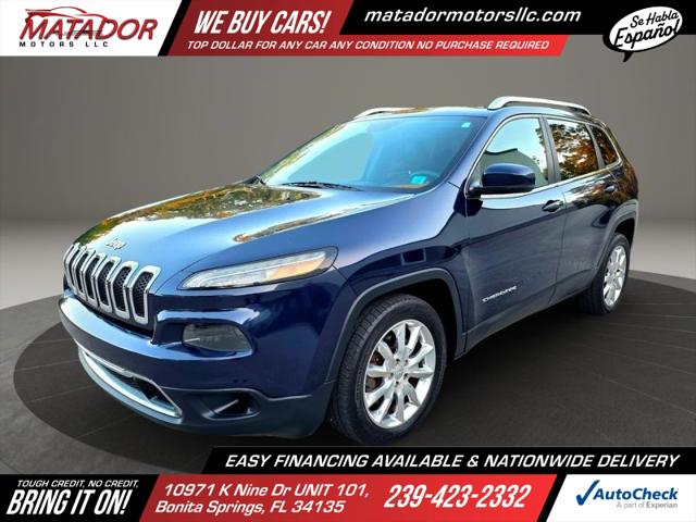 2015 Jeep Cherokee Limited for sale in Bonita Springs, FL