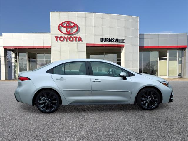 Used 2025 Toyota Corolla SE with VIN 5YFP4MCE0SP249845 for sale in Burnsville, Minnesota
