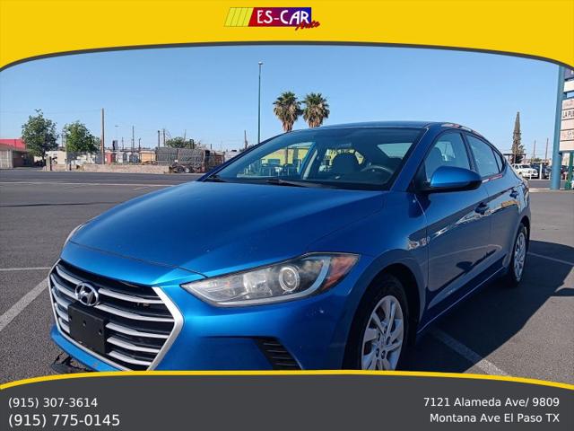 2017 Hyundai Elantra SE for sale in El Paso, TX