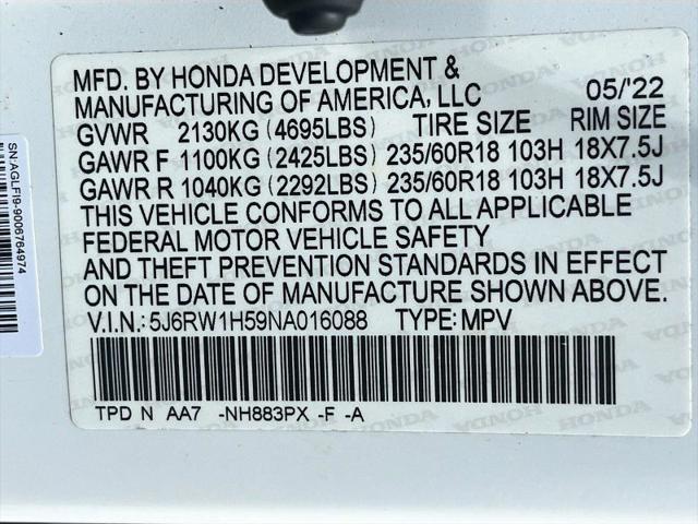 2022 Honda CR-V 2WD EX