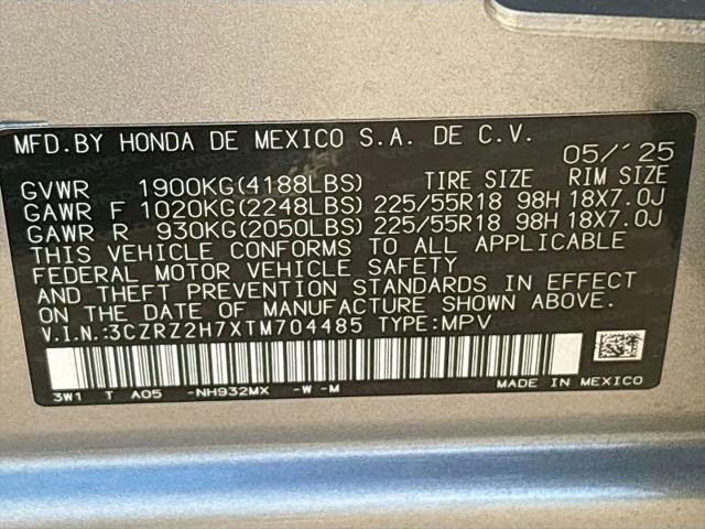2026 Honda HR-V AWD EX-L