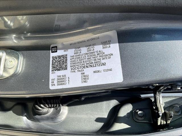 2022 Chevrolet Colorado 4WD Crew Cab Long Box Z71