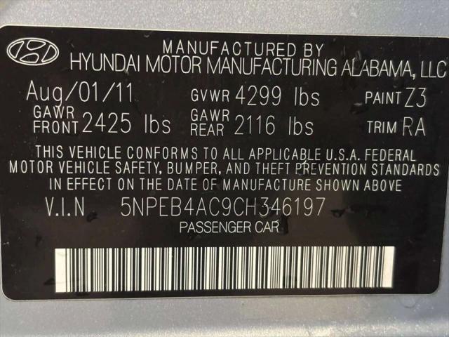 2012 Hyundai Sonata GLS