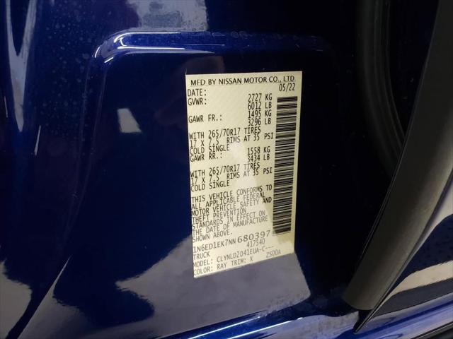 2022 Nissan Frontier Crew Cab PRO-4X 4x4