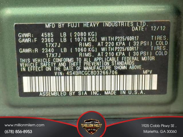 2013 Subaru Outback 2.5i Premium