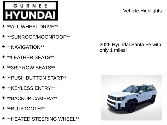 2026 Hyundai Santa Fe Calligraphy
