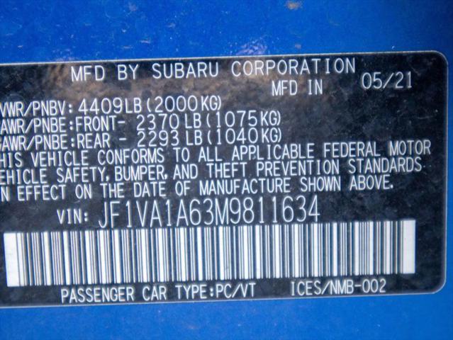 2021 Subaru WRX Base