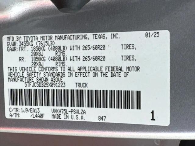 2025 Toyota Tundra Limited CrewMax 6.4' Bed