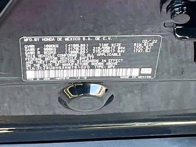 2022 Honda HR-V AWD EX