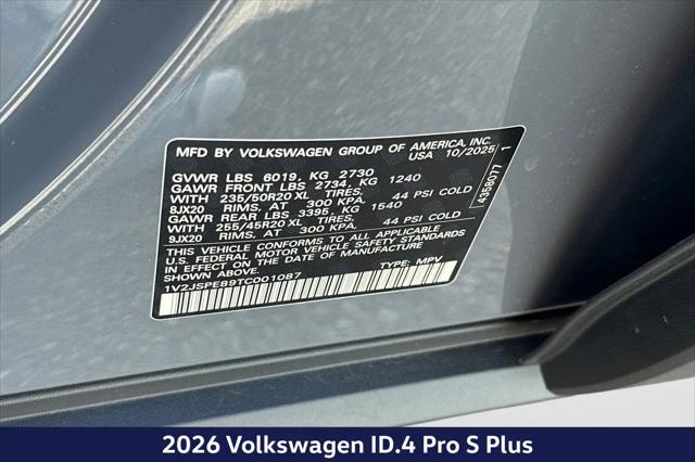 2026 Volkswagen ID.4 AWD Pro S Plus