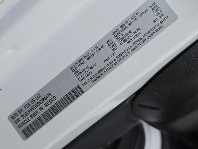 2025 Ram ProMaster 2500 Cargo Van Tradesman Low Roof 136" WB w/Pass Seat