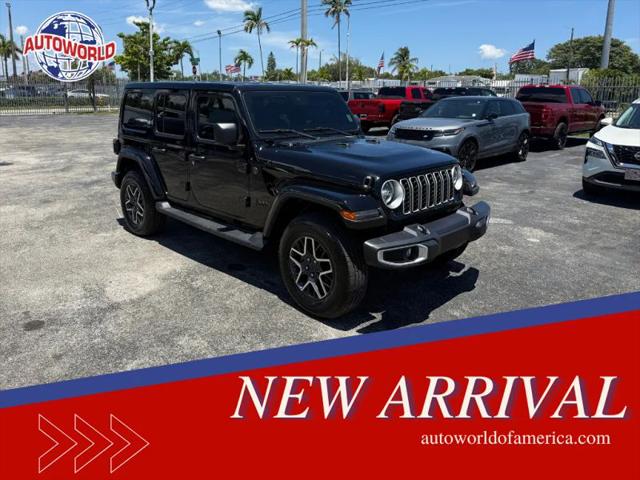 2025 Jeep Wrangler 4-Door Sahara 4x4 for sale in Miami, FL