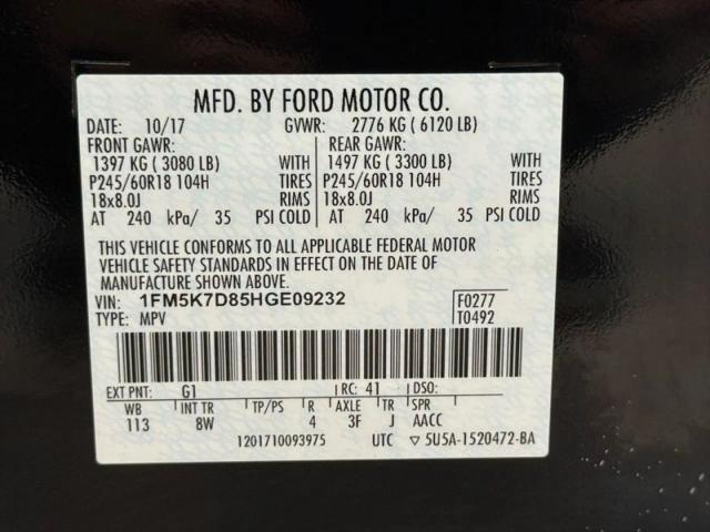2017 Ford Explorer XLT