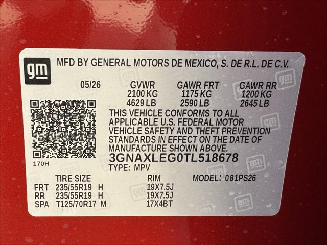 2026 Chevrolet Equinox FWD RS