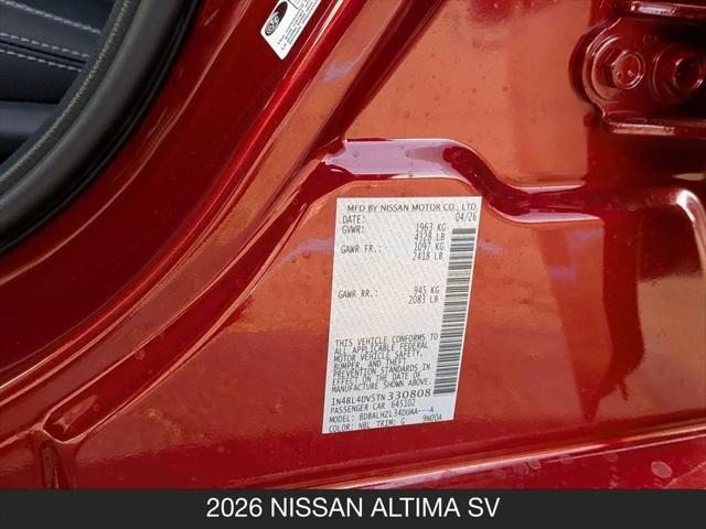 2026 Nissan Altima SV FWD
