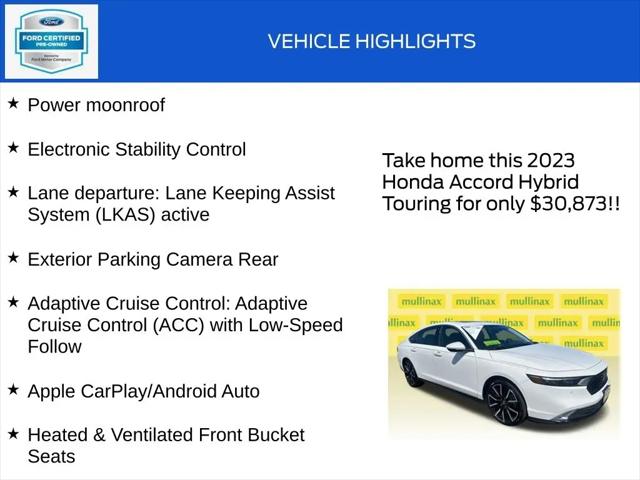 2023 Honda Accord Hybrid Touring