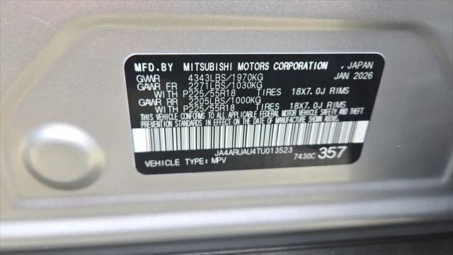 2026 Mitsubishi Outlander Sport 2.0 S