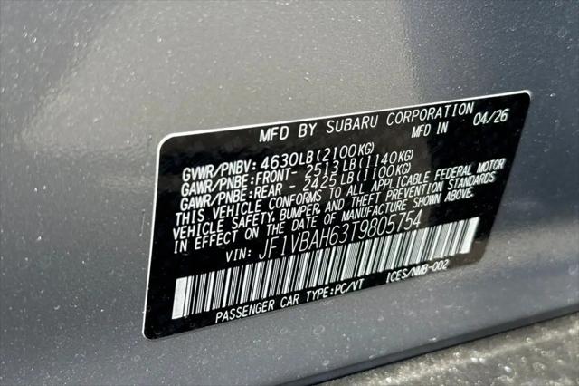 2026 Subaru WRX Premium