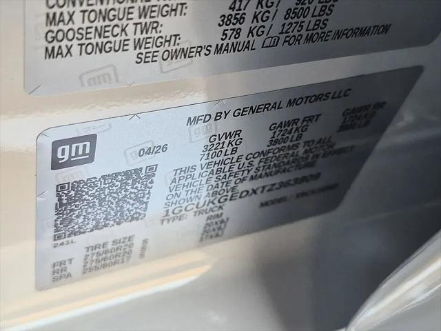 2026 Chevrolet Silverado 1500 4WD Crew Cab Short Bed LTZ
